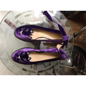 Charlotte Olympia kitty creeper 41 ankle strap